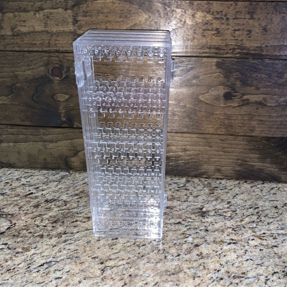 Acrylic 5 Tier 4 panel Foldable Earring Holder Rack Stand Jewelry Organizer - Picture 4 of 12